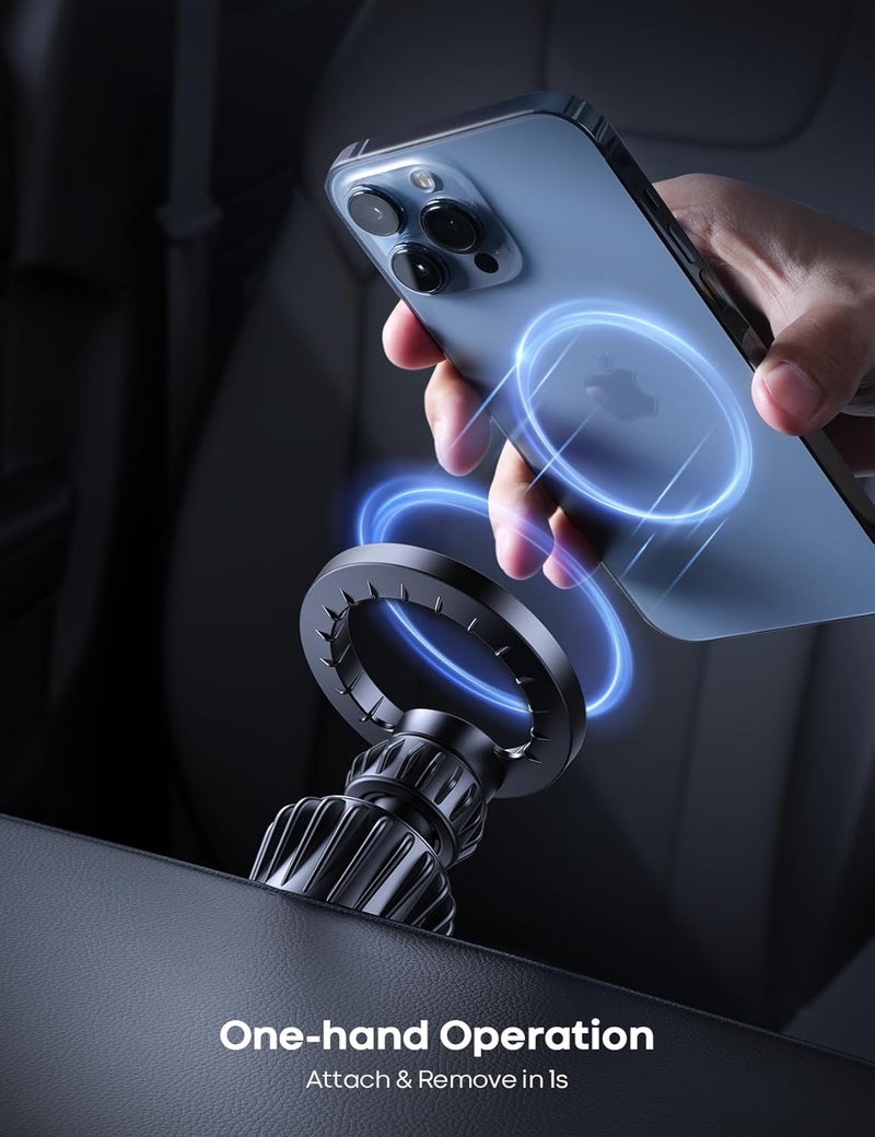 Lamicall Mag Safe Car Mount - Magnetic Phone Holder for iPhone 15/14/13/12 Series - Image 4