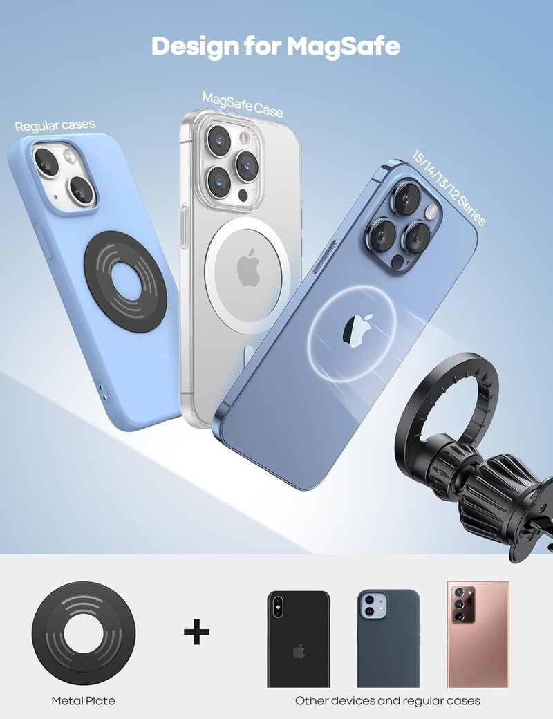 Lamicall Mag Safe Car Mount - Magnetic Phone Holder for iPhone 15/14/13/12 Series - Image 3