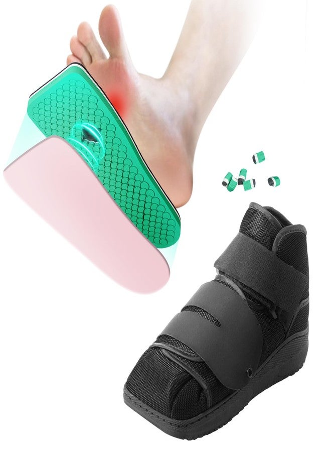 Estinko Closed Post Op Shoe, Post Op Shoes, Fracture Medical Walking Shoes for Male and Female-Post Surgery or Operation Foot Support, Broken Foot or Toe, with PegAssist Insole (S, 1 PC) - Image 1