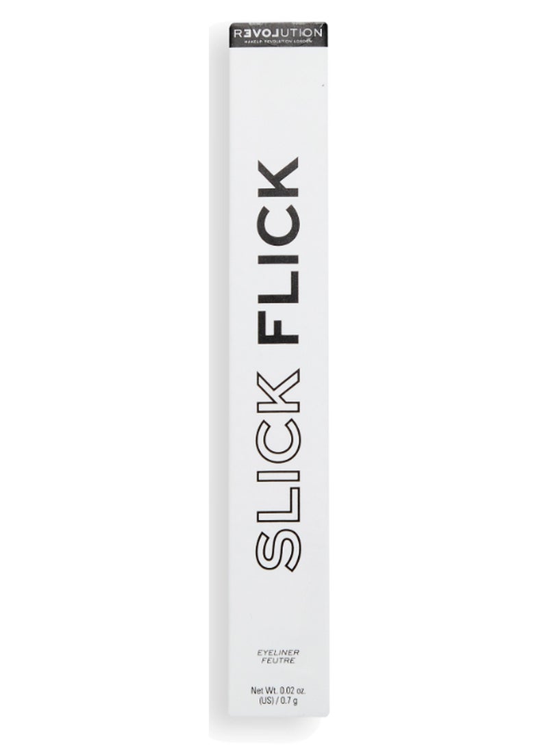 Revolution Relove Slick Flick Eyeliner Black - Image 1