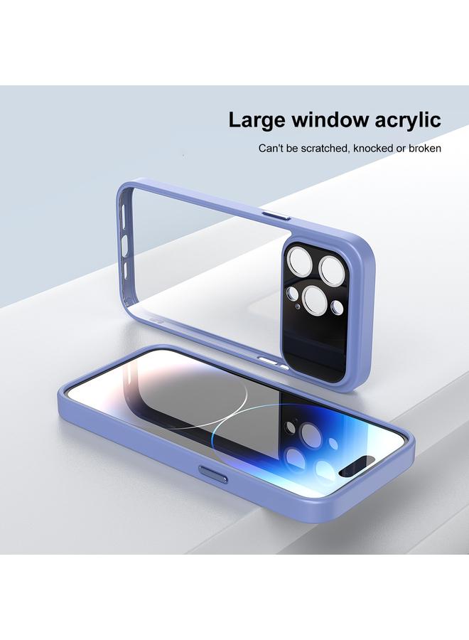 اس-توب جراب لهاتف iPhone 14 Pro بنافذة كبيرة من الأكريليك + جراب هاتف TPU - Image 4