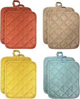 American Linen American Linen 8 Pack Heavy Pot Holder (Multi)  - Image 1