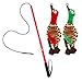 AMYESE Interactive Dog Toys Extendable Flirt Pole with 2pcs Squeaky Plush Toy Tugs Red Green for Dog Outdoor Entertainment Train and Exercise - Image 3