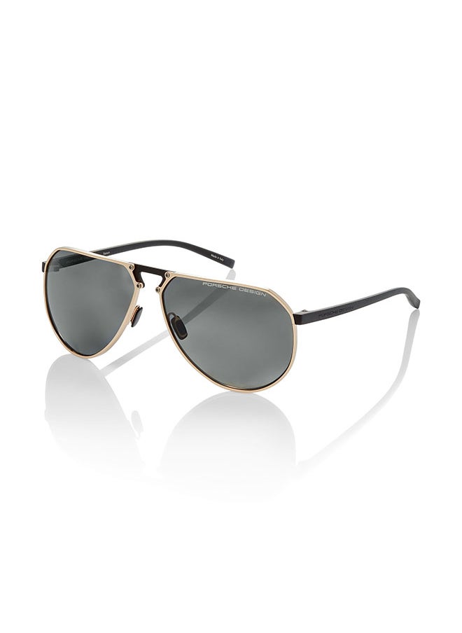 Porsche Design - Men's Polarized Pilot Sunglasses - P8938 C 64 - Lens Size: 64 Mm - Image 1