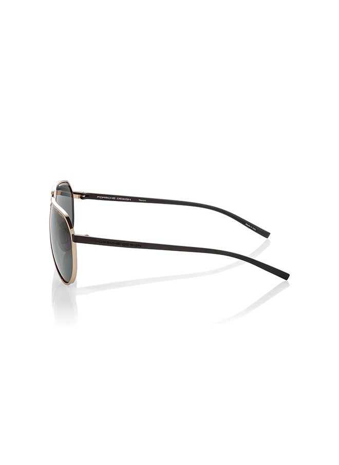 Porsche Design - Men's Polarized Pilot Sunglasses - P8938 C 64 - Lens Size: 64 Mm - Image 1