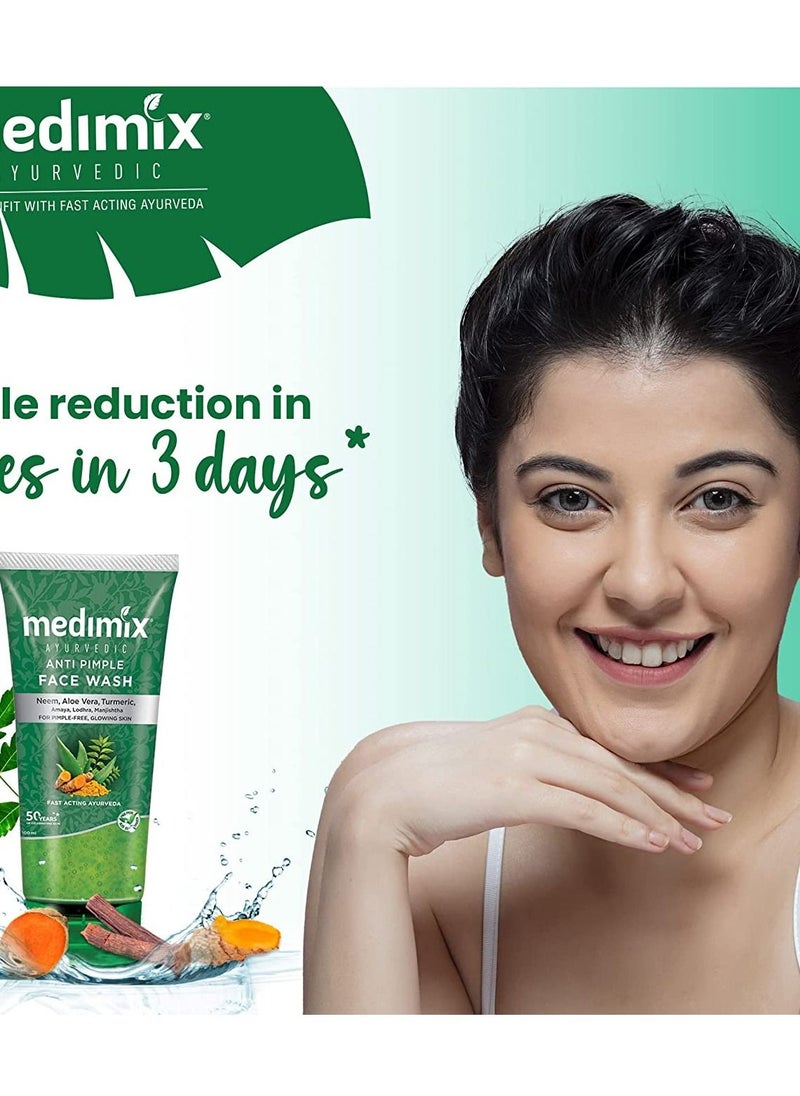 Medimix Ayurvedic Face Wash Essential Herbs 150ml pack of 1  - Image 2