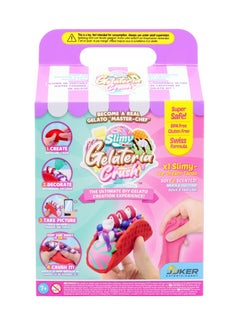 Slimy Slimy Gelateria Tacos DIY Dessert Slime Taco Set - Assortment of 2, Soft & Scented, Safe BPA-Free,  Gluten-Free, Swiss Formula Gift Set for Kids 6+ Years  - Image 1