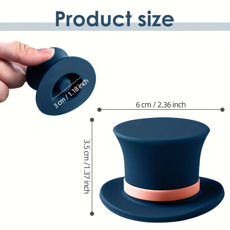 Set Of 6 Silicone Bottle Stoppers Green Blue Black For Wine Fresh Keeping - Image 3