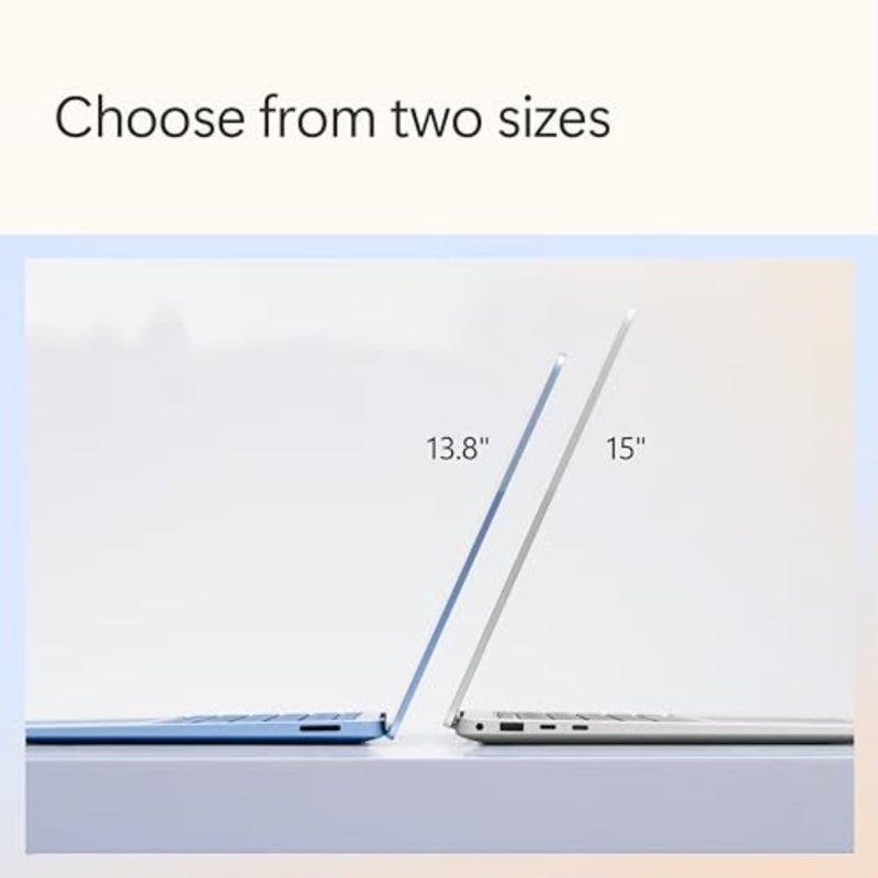 كمبيوتر محمول Surface 13.8 للعمل والدراسة، هيكل من الألومنيوم، أسود، شاشة تعمل باللمس 120 هرتز مع Snapdragon X Plus، ذاكرة وصول عشوائي سعتها 16 جيجابايت، محرك أقراص SSD سعة 512 جيجابايت، برنامج Copilot+PC، لوحة مفاتيح باللغة الإنجليزية/العربية - Image 3