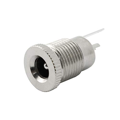 Maxmoral 3PCS DC-099 DC Power Socket Connector with Waterproof Cover Cap,Threaded Female Panel Mounting Adapter Power Jack 5.5 x 2.1mm - Image 5