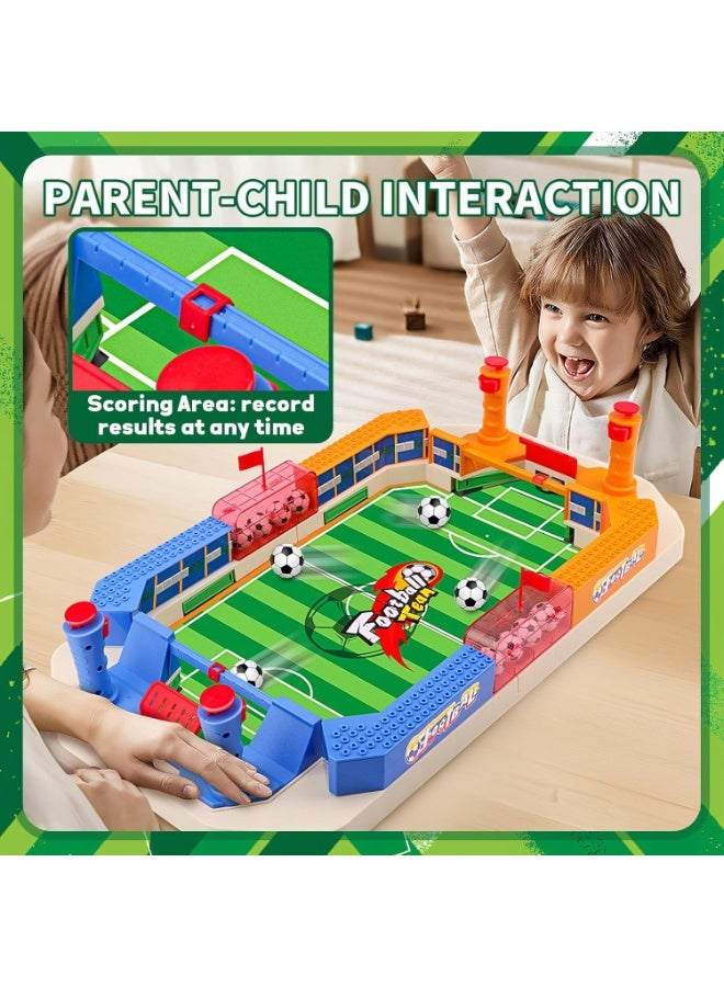 Soofam Tabletop Football Game, Mini Table Football Gifts for Boys, Indoor Foosball Pinball Machine, Soccer Sport Board Game for Kids Adults Family - Image 4