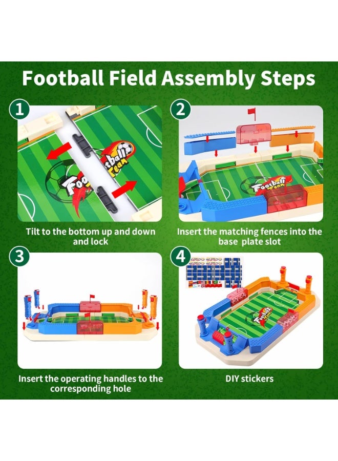Soofam Tabletop Football Game, Mini Table Football Gifts for Boys, Indoor Foosball Pinball Machine, Soccer Sport Board Game for Kids Adults Family - Image 5