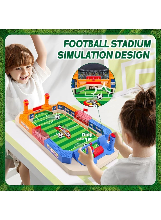 Soofam Tabletop Football Game, Mini Table Football Gifts for Boys, Indoor Foosball Pinball Machine, Soccer Sport Board Game for Kids Adults Family - Image 3