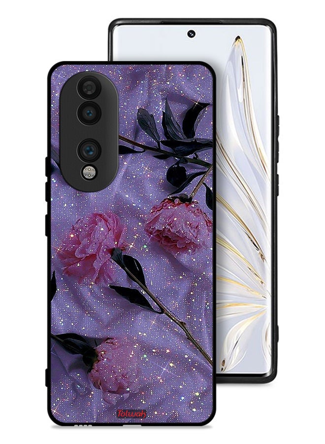 Tolwak Honor 70 Protective Case Cover Glitter Roses - Image 1