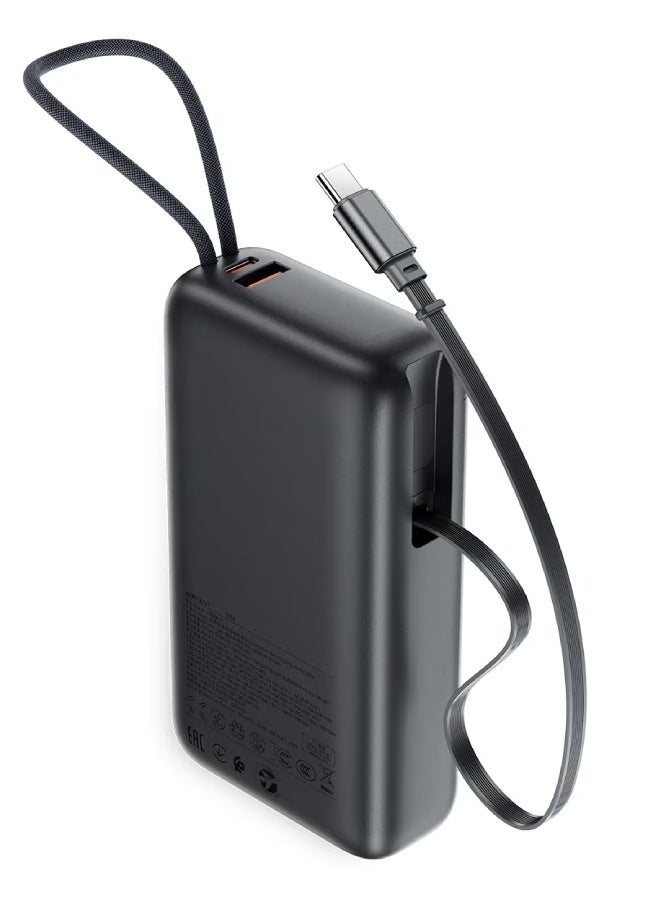 AceFast Fast Charge Power Bank M34 PD45W 20000mAh Metal Grey - Image 4