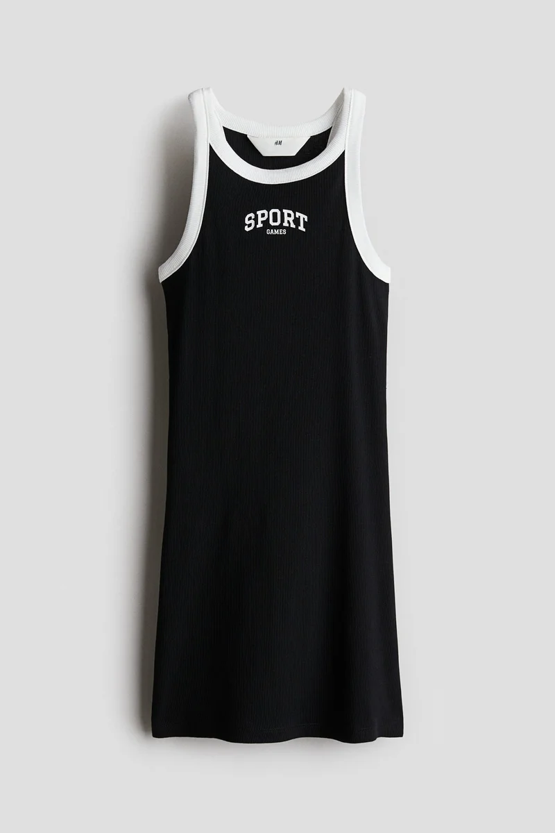 اتش اند ام فستان قطني مرن