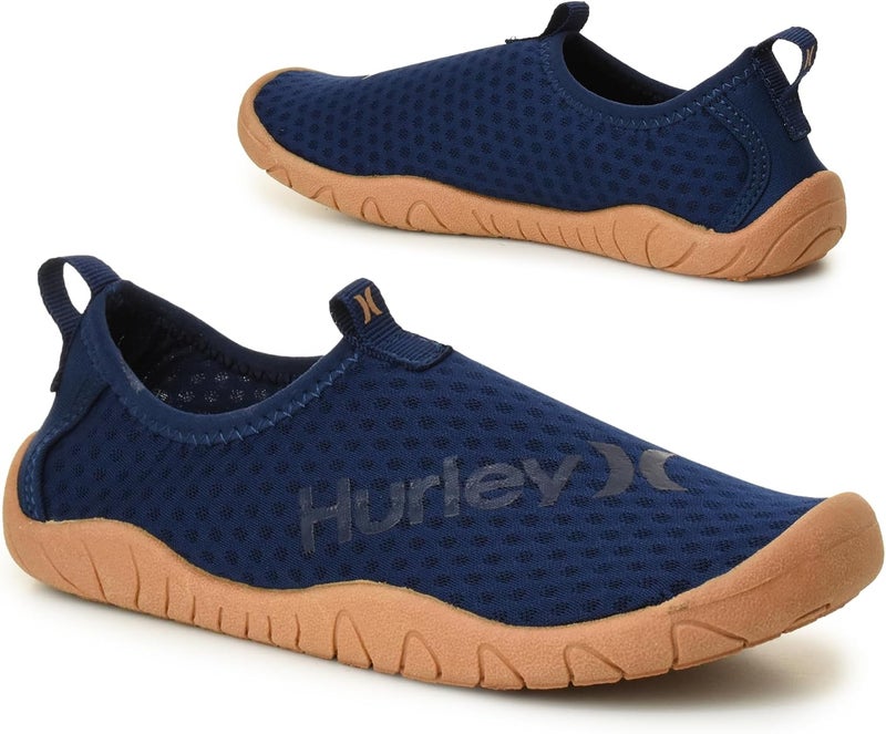 Hurley Kids Water Shoes Quick-Dry Breathable Slip-On Aqua Socks for Boys and Girls with Flexible Sole for Beach, Pool, Splash Pad & Summer Outdoor Play, for Little and Big Kids - Image 1