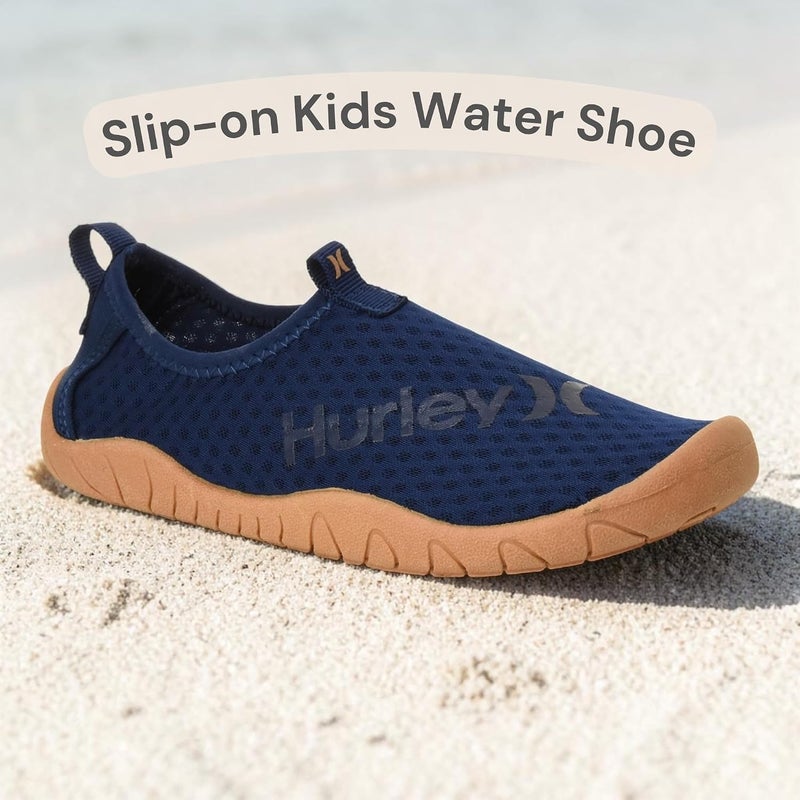 Hurley Kids Water Shoes Quick-Dry Breathable Slip-On Aqua Socks for Boys and Girls with Flexible Sole for Beach, Pool, Splash Pad & Summer Outdoor Play, for Little and Big Kids - Image 2