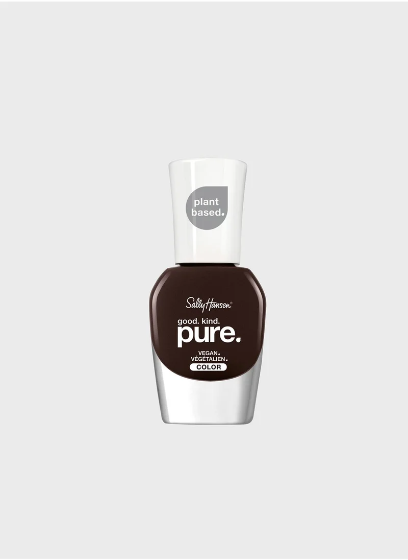 Sally Hansen Good.Kind.Pure. Nail Polish, Warm Cacao, 10ml - 0.34 fl oz