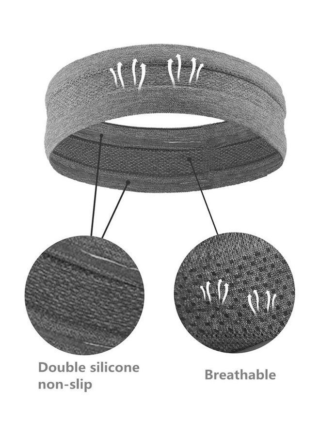 NIBEMINENT Sweat Wicking Sports Headband 
