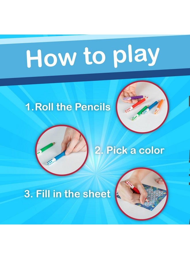 AMIGO Games Pick a Pen Reefs - Highly Innovative Roll & Write Dice Game - Score Points by Making Colorful Routes & Collecting Treasures - Perfect for Family Game Night - Kids & Adults Ages 8+ - Image 3