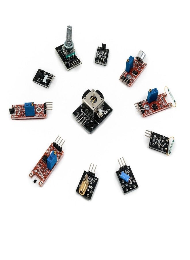 Jaybva 37 in 1 Sensor Module Kit Sensor Kit for Arduino Starters DIY Raspberry Pi Mega2560 UNO R3 NANO Including Tutorial in USB Flash Driver 2017 New Upgraded - Image 4