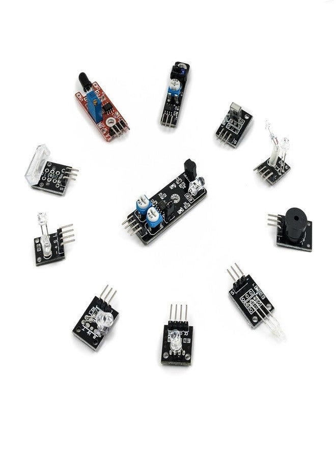 Jaybva 37 in 1 Sensor Module Kit Sensor Kit for Arduino Starters DIY Raspberry Pi Mega2560 UNO R3 NANO Including Tutorial in USB Flash Driver 2017 New Upgraded - Image 3