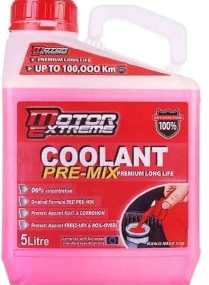 Motor Extreme Radiator Coolant Red 5L - Image 1