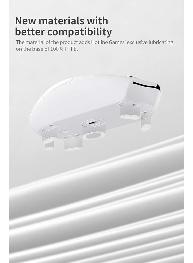 erorex 2Sets 3.0 Plus Rounded Curved Edges Mouse Feet Skates Compatible With Logitech G Pro - Image 4