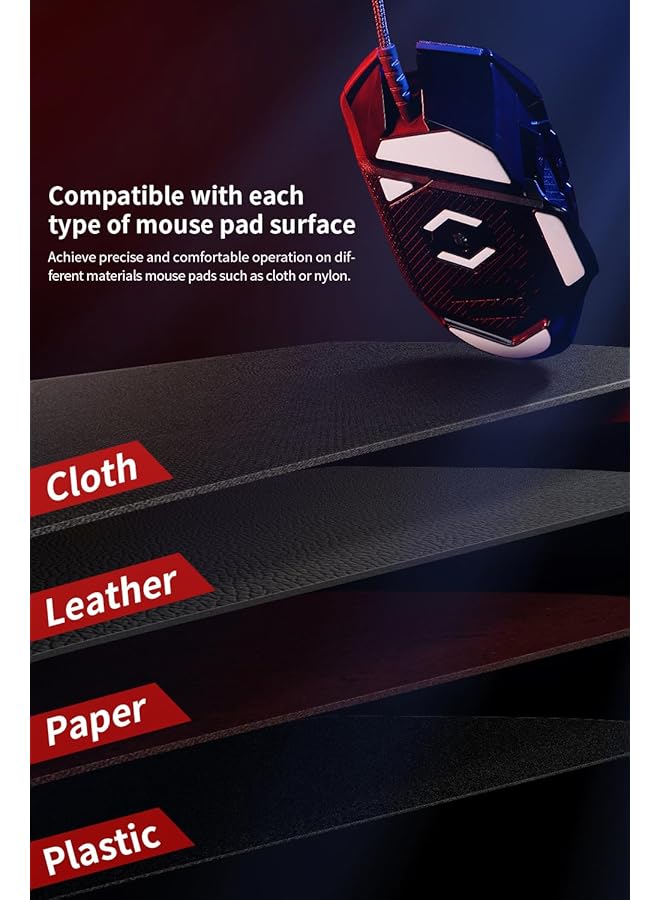 erorex 2Sets 3.0 Plus Rounded Curved Edges Mouse Feet Skates Compatible With Logitech G Pro - Image 5