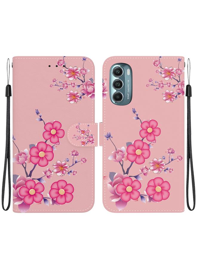 S-TOP Case For Motorola Moto G Stylus 5G 2022 Crystal Texture Colored Drawing Leather Phone Case - Image 1