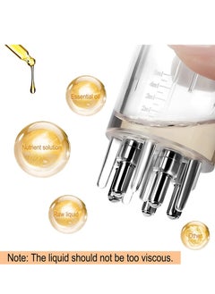 ZUKIMM Hair Oil Applicator for Hair Regrowth Treatment - Scalp Massager Minoxidil Applicator Kit - 2 in 1 Scalp Comb Hair Oil Bottle and Hair Brush for Hair Loss Oil Neo Hair Growth Serum (White)  - Image 3