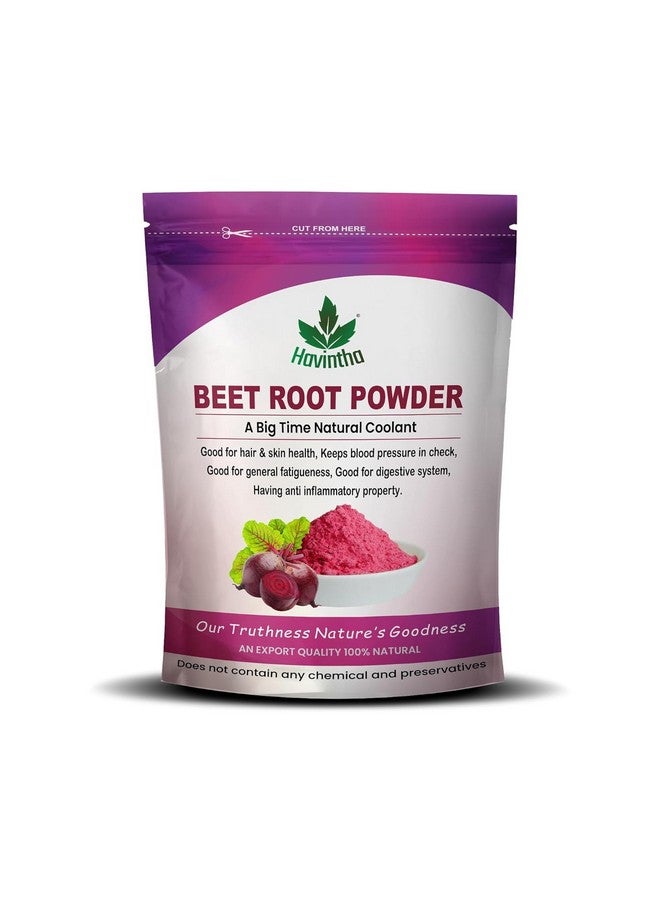Havintha Natural Beet root Powder For Drinking Supplement | Organic Beetroot Powder For Nourish Your Skin | Help in Heart Health - 227 gm - Image 1