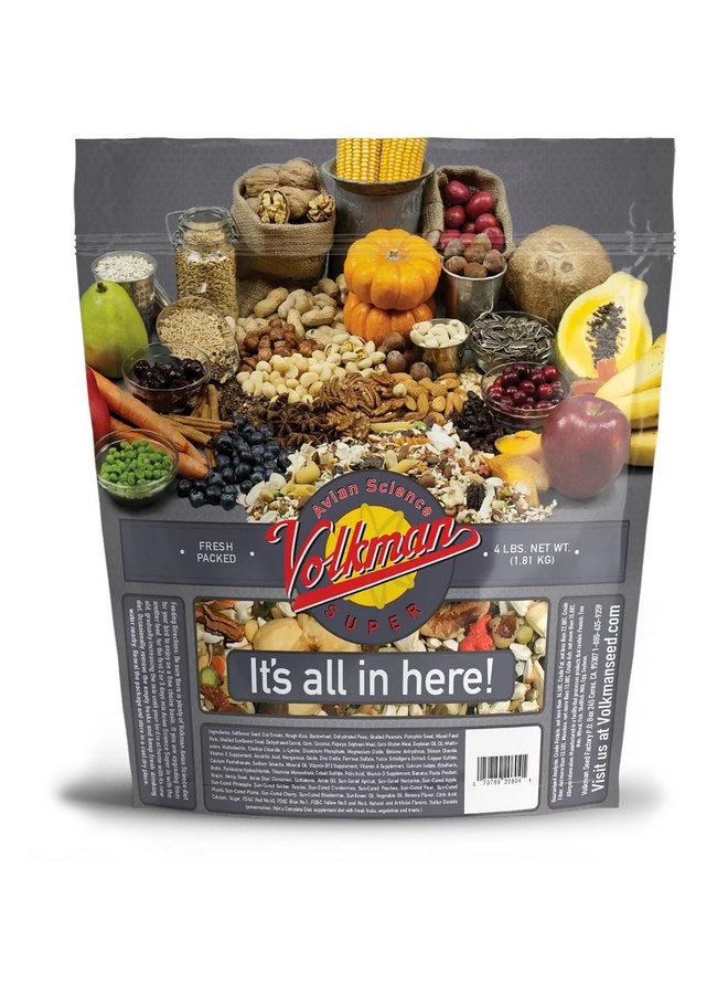 Volkman Avian Science Super African Grey Bird Food 4lb - Image 2