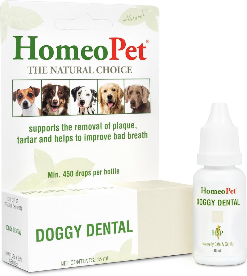 HomeoPet Doggy Dental Dental Care for Dogs 15 Milliliters - Image 1