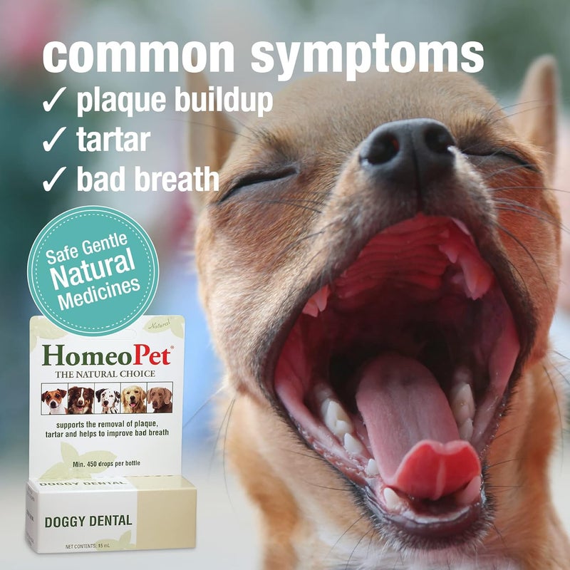 HomeoPet Doggy Dental Dental Care for Dogs 15 Milliliters - Image 3