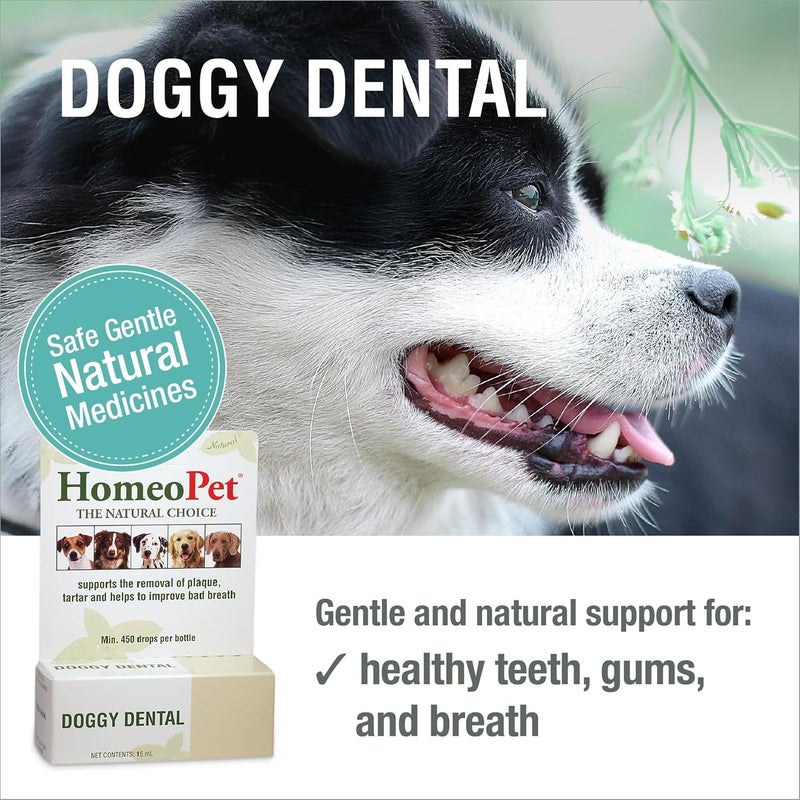 HomeoPet Doggy Dental Dental Care for Dogs 15 Milliliters - Image 2