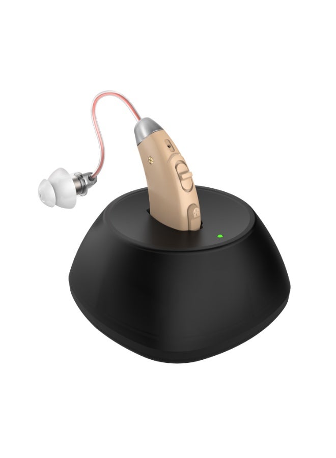 360° Rotatable Ear-mounted Digital Hearing Aids for the Elderly with Deafness and Comfortable Back-of-ear Wear - Image 1