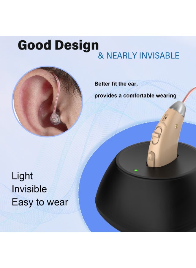 360° Rotatable Ear-mounted Digital Hearing Aids for the Elderly with Deafness and Comfortable Back-of-ear Wear - Image 5