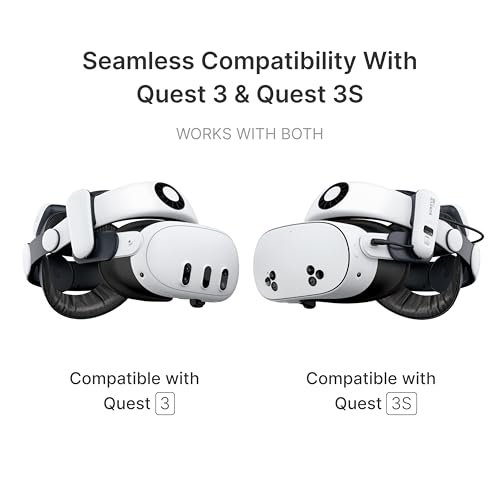 Bobovr ملحقات حزام بطارية BOBOVR S3 Pro، نظام تبريد هواء الرأس وبطارية قابلة للتبديل بسعة 10000 مللي أمبير، متوافقة مع Meta Quest 3/Quest 3S - Image 2