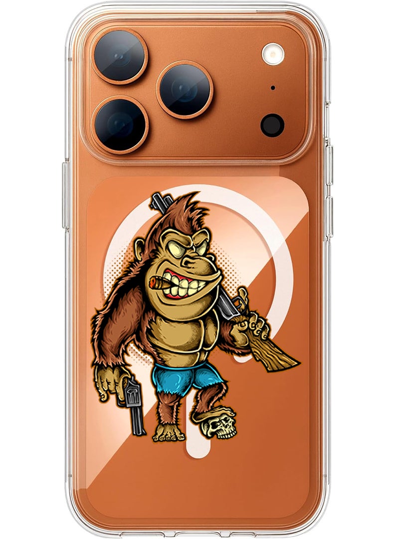 Theodor Magnetic Case for Apple iPhone 17 Pro Max Compatible with MagSafe Wireless Charging, Shockproof Phone Bumper Cover - King - Image 1