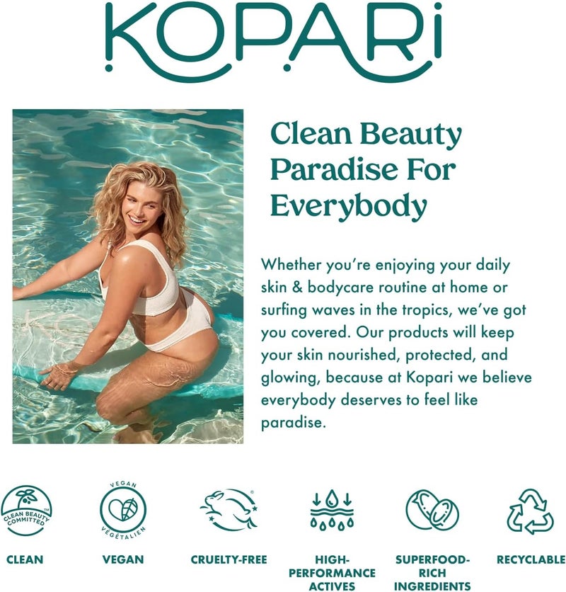 Kopari KP Body Bumps Be Gone Exfoliating Body Scrub with 10% AHA, Volcanic Sand, Coconut Shells & Green Tea Extract, Exfoliator Wash to Smooth Skin, Reduce Bumps, Clear Pores, 8.45 fl oz Bottle - Image 5
