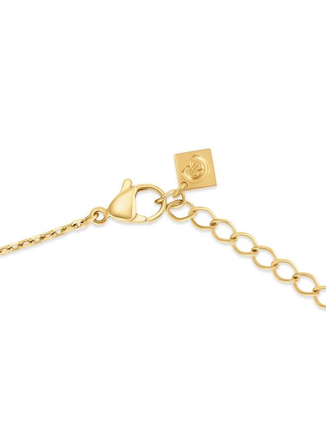 CERRUTI 1881 Leadri Yellow Gold Plated Stainless Steel Necklace for Women 450mm - Image 3