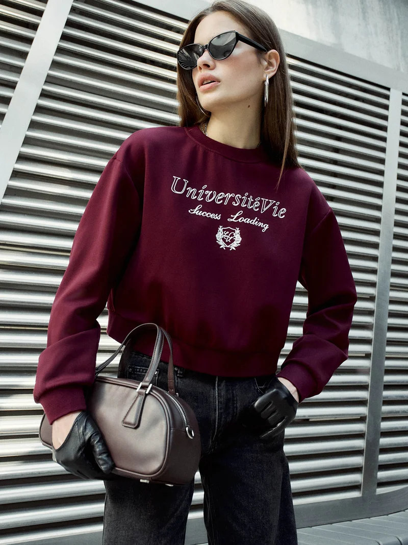 Lichi Loose sweatshirt with large lettering