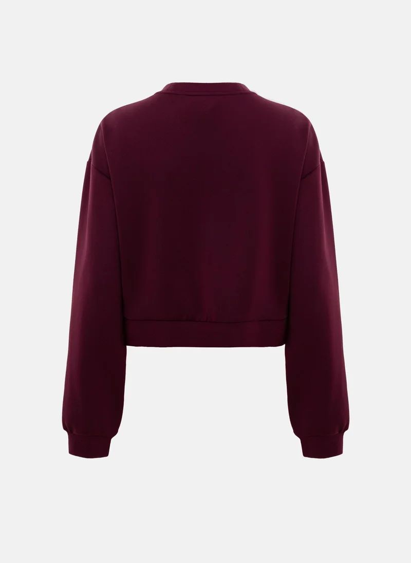 Lichi  Loose sweatshirt with large lettering for Women | Best Price UAE