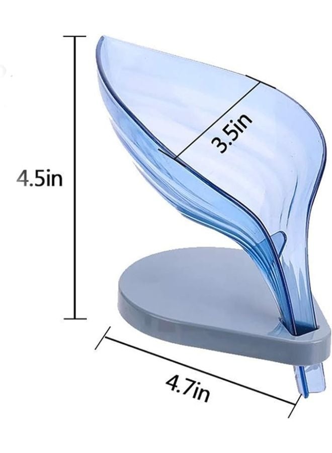 Decorative Leaf-shaped Soap Holder Plastic Dispenser  - Image 2