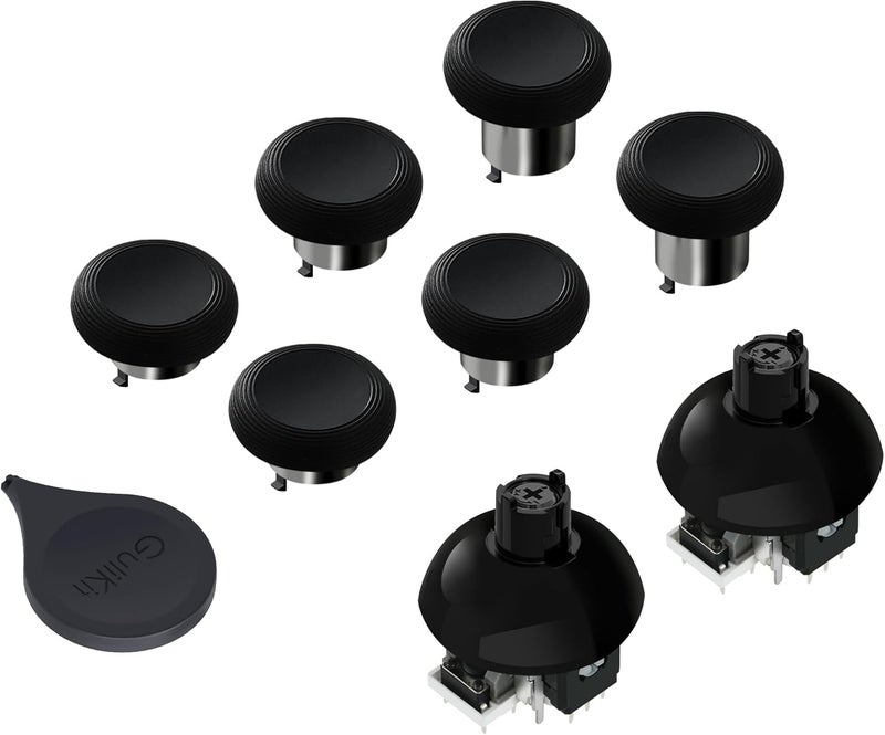 Gulikit 720° Adjustable Voltage TMR Magnetic Joystick Replacement Kit for PS5 DualSense/DualSense Edge Controller, Anti-Drift Stick Repair Module with 3 Pairs of Thumbstick Caps, Soldering Required - Image 1
