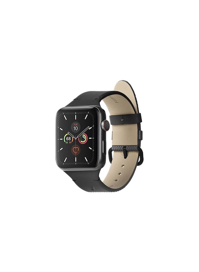 ناتيف يونيون (Re)Classic Band لساعة Apple Watch مقاس 38 / 40 / 41 مم - سوار جلدي أنيق ومحكم، مريح للارتداء طوال اليوم، صديق للبيئة، مقاوم للبقع، تثبيت آمن - - Image 3