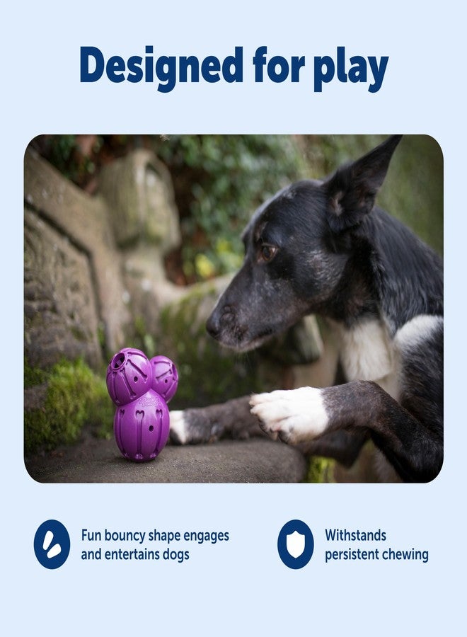 بيت سيف لعبة بيت سيف بيزي بادي بارناكل - لعبة لتحفيز ذكاء الكلاب وتوزيع المكافآت - مصنوعة من المطاط الطبيعي - تصميم متين - آمنة للغسل في غسالة الصحون - مزودة بتقنية قياس المكافآت - مثالية لزبدة الفول السوداني - حجم كبير - Image 3