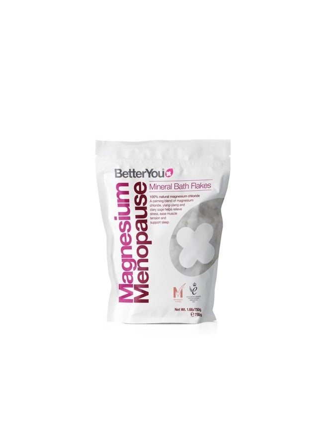 BetterYou Magnesium Menopause Bath Flakes/Salt 26.4 oz - Image 1